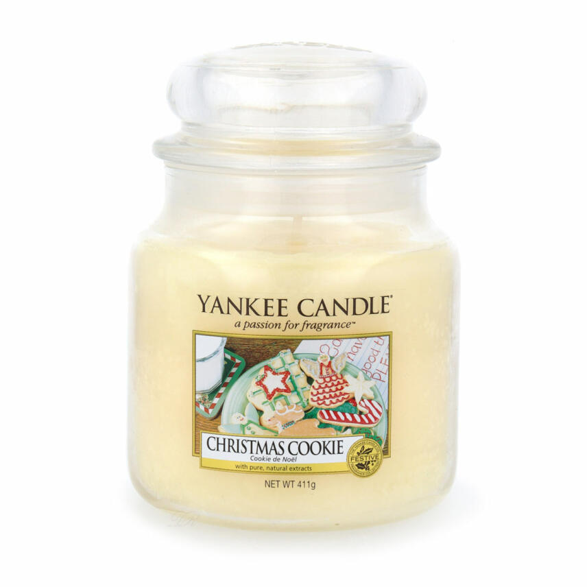 Yankee Candle Christmas Cookie Duftkerze Mittleres Glas 411 g