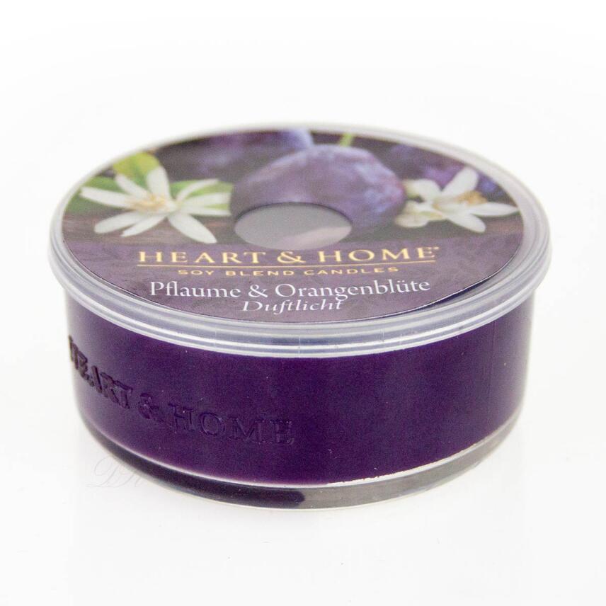 Heart &amp; Home Pflaume &amp; Orangenbl&uuml;te Duftlicht 38 g