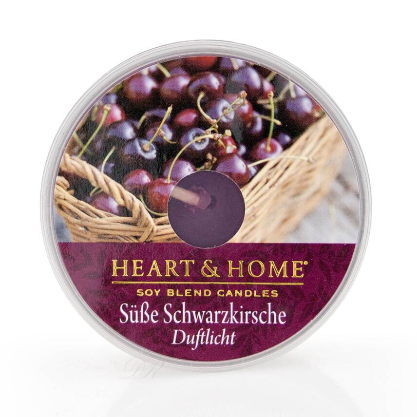 Heart &amp; Home S&uuml;&szlig;e Schwarzkirsche Duftlicht 38 g