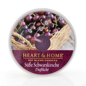 Heart & Home Süße Schwarzkirsche Duftlicht 38 g