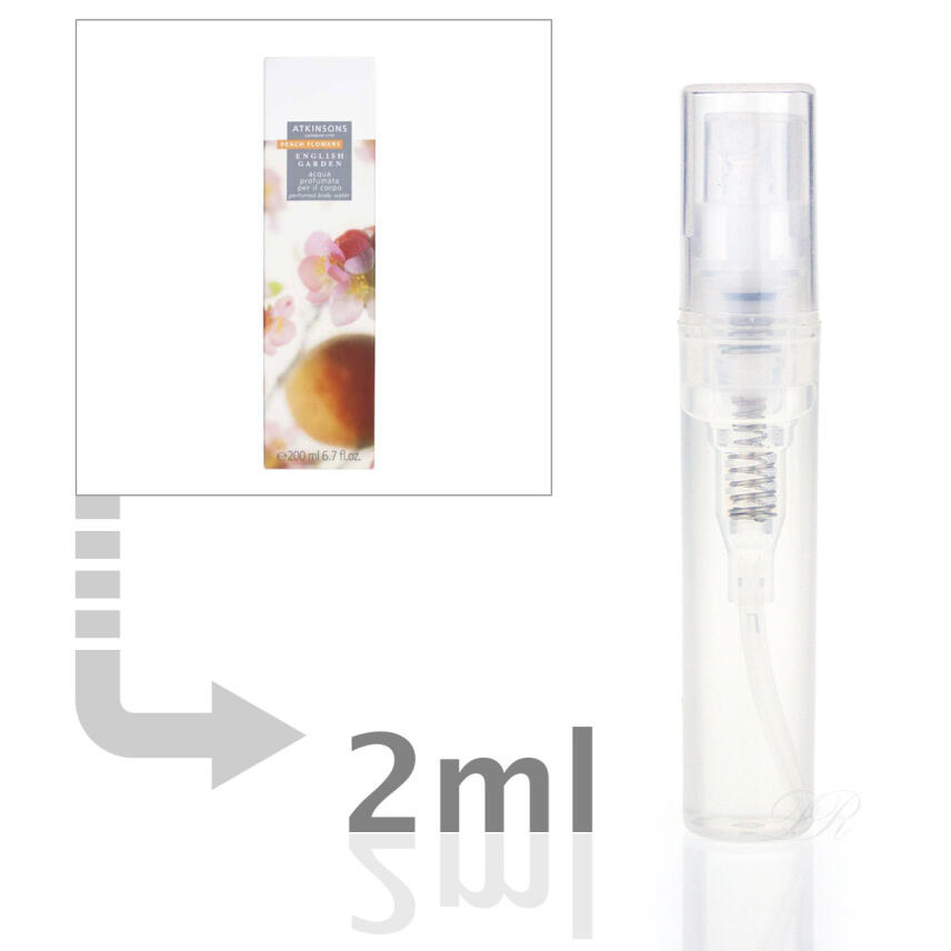 Atkinsons English Garden Peach Flowers K&ouml;rperwasser 2 ml - Probe