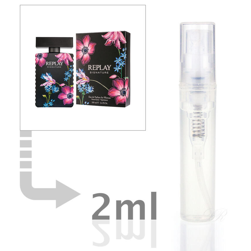 Replay Signature Eau de Parfum f&uuml;r Damen 2 ml - Probe