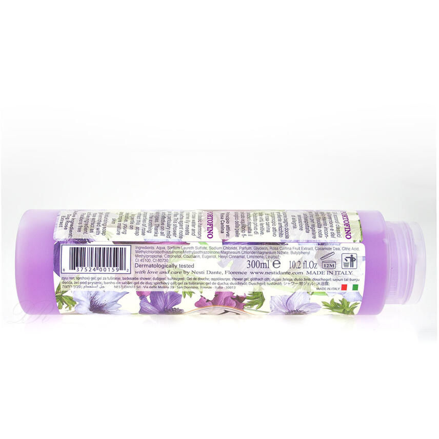 Nesti Dante Dolce Vivere Portofino Rosenwasser, Seerose &amp; Flax Dusch- &amp; Badeseife 300 ml