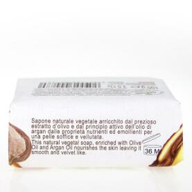 Saponeria Nesti dal frantoio natürliche Marsiglia Seife Olivenöl & Arganöl 100g