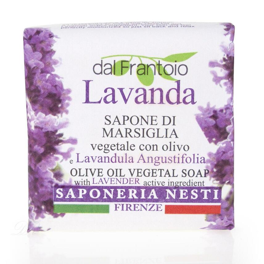 Saponeria Nesti dal frantoio nat&uuml;rliche Marsiglia Seife Lavendel &amp; Oliven&ouml;l 100g