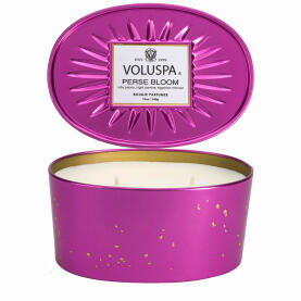 Voluspa Vermeil Collection Oval Tin Perse Bloom Scented...