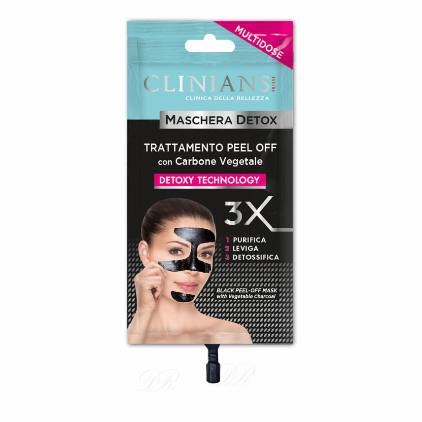 Clinians Gesichtsmaske Detox mit nat&uuml;rlicher Kohle 20 ml