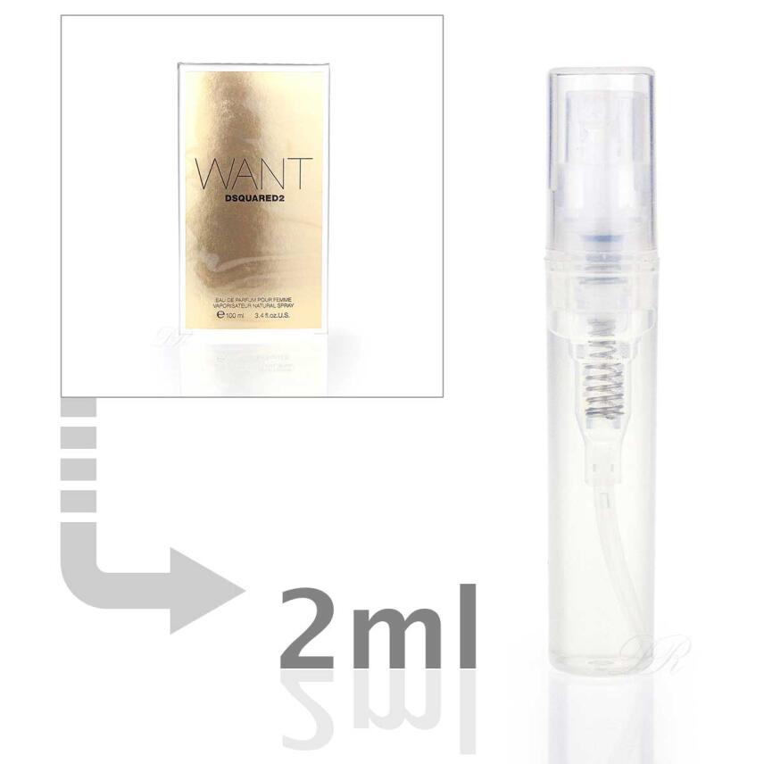 Dsquared2 Want Eau de Parfum f&uuml;r Damen 2 ml - Probe