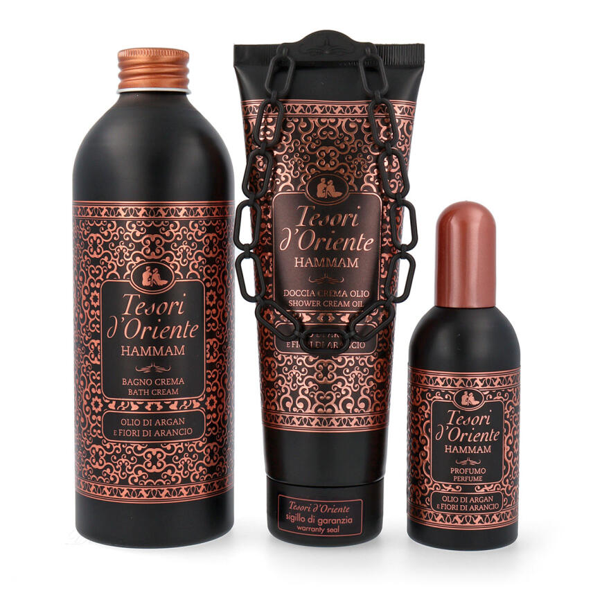 Tesori dOriente Hammam Set mit Parfum, Duschcreme &amp; Badecreme