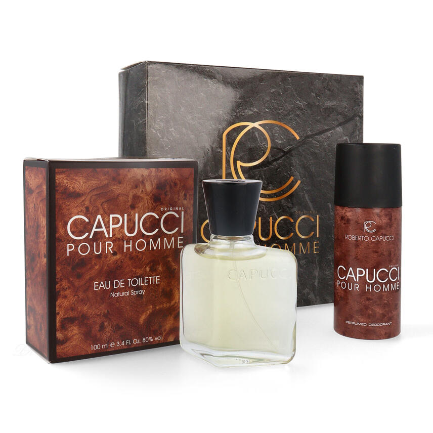 Capucci pour Homme Geschenkset Eau de Toilette 100 ml &amp; Deodorant 150 ml