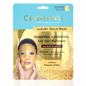 Clinians Hydrogel Mask with Argan Oil and golden powder