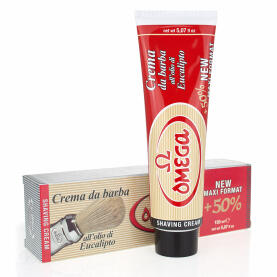 Omega crema da barba shaving cream with Eucalyptus oil 150ml