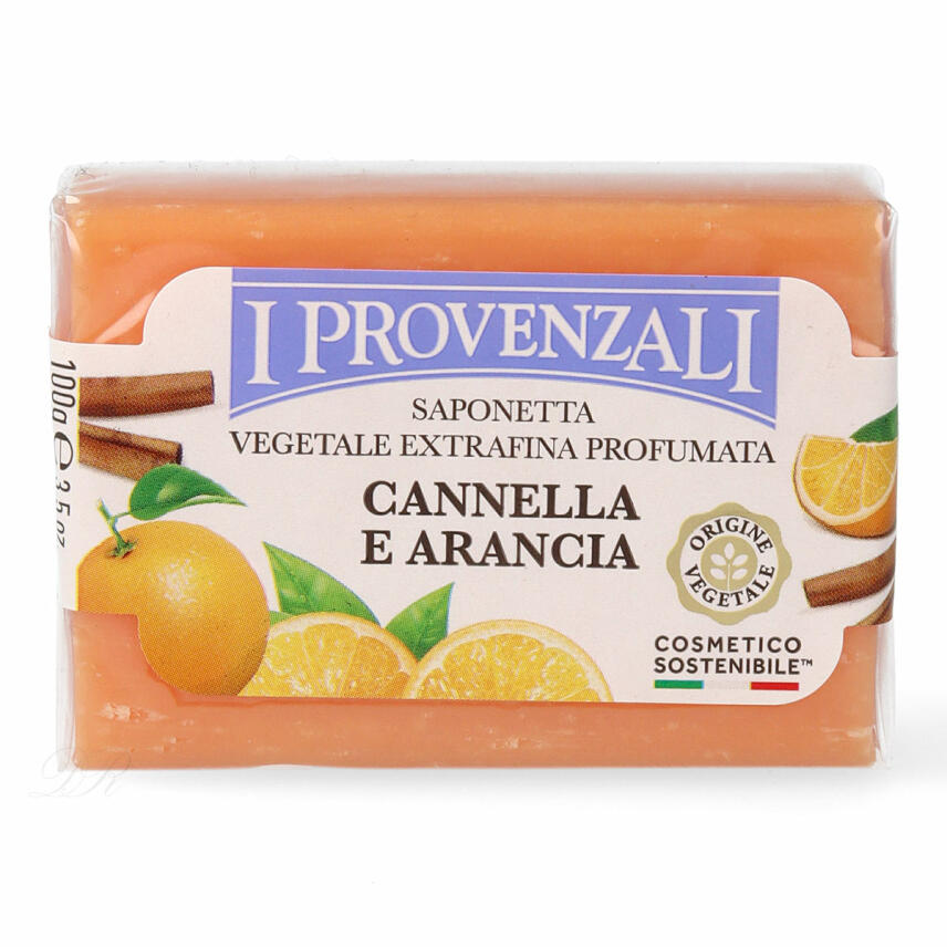 I Provenzali Canella e Arancia - Zimt &amp; Orange Vegane Seife 100 g