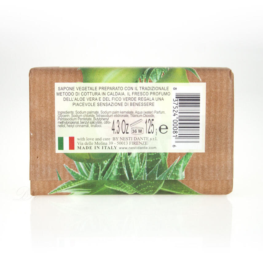 Nesti Dante Marsiglia in Fiore Fico e Aloe Vera Vegane Seife 125 g
