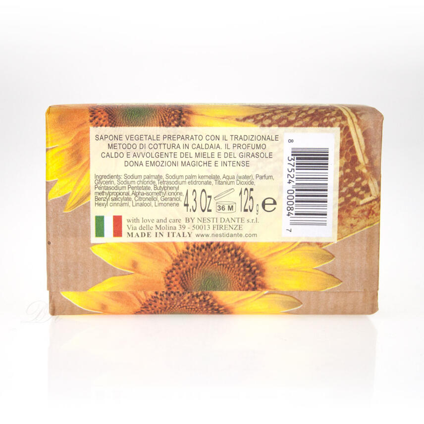 Nesti Dante Marsiglia in Fiore Miele e Girasole Vegane Seife 125 g