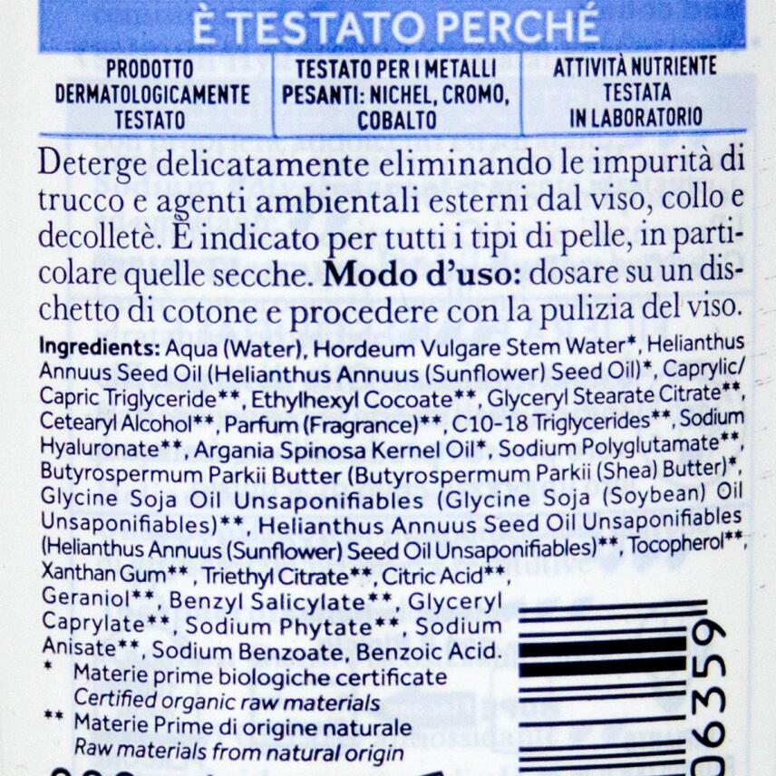 I Provenzali Bio Latte Detergente Argan Reinigungsmilch 200 ml