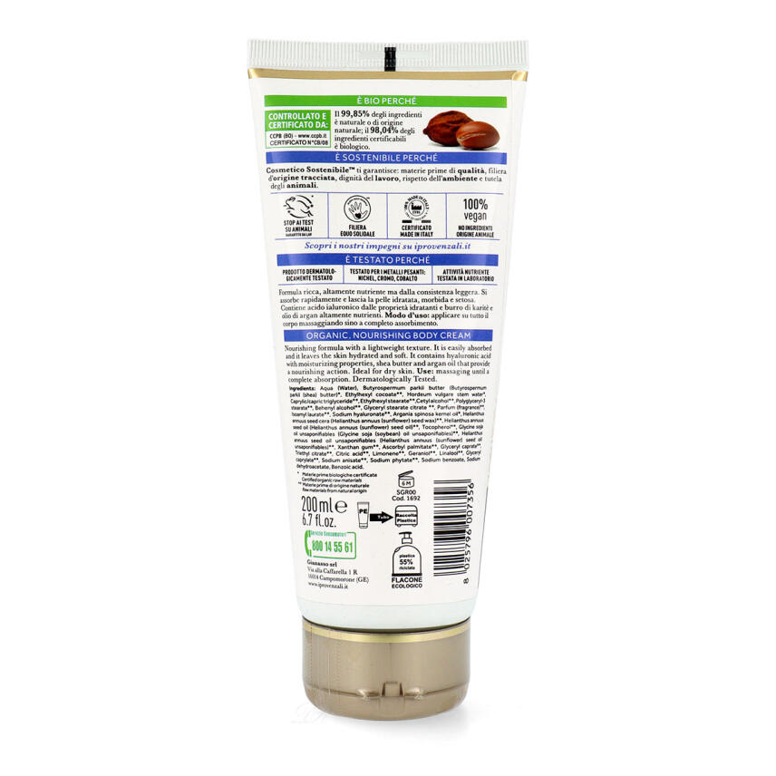 I Provenzali Bio K&ouml;rpercreme Argan 200 ml