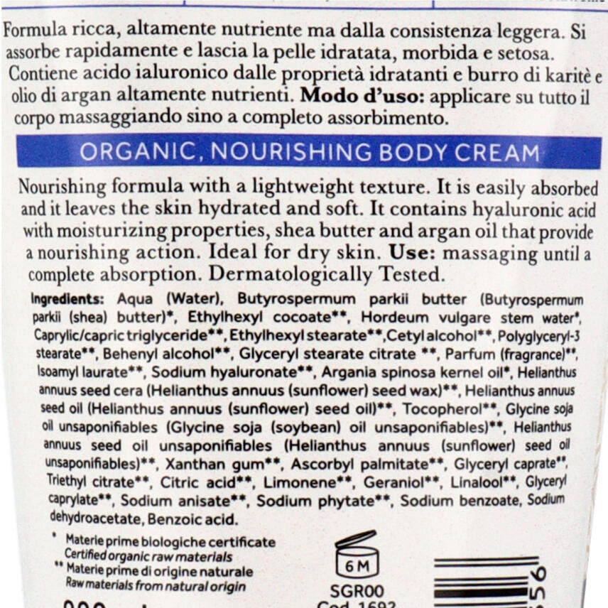 I Provenzali Bio K&ouml;rpercreme Argan 200 ml