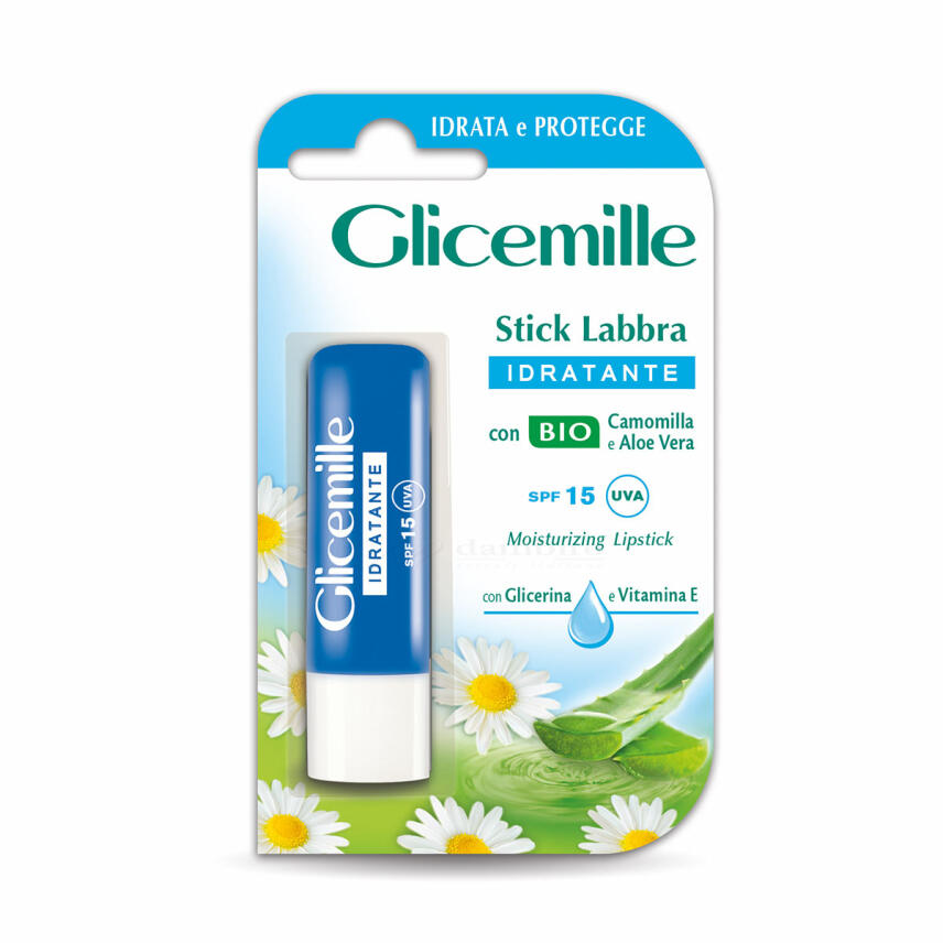 Glicemille Stick Labbra Feuchtigkeitspendender Kamille &amp; Aloe Lippenbalsam 5,5ml