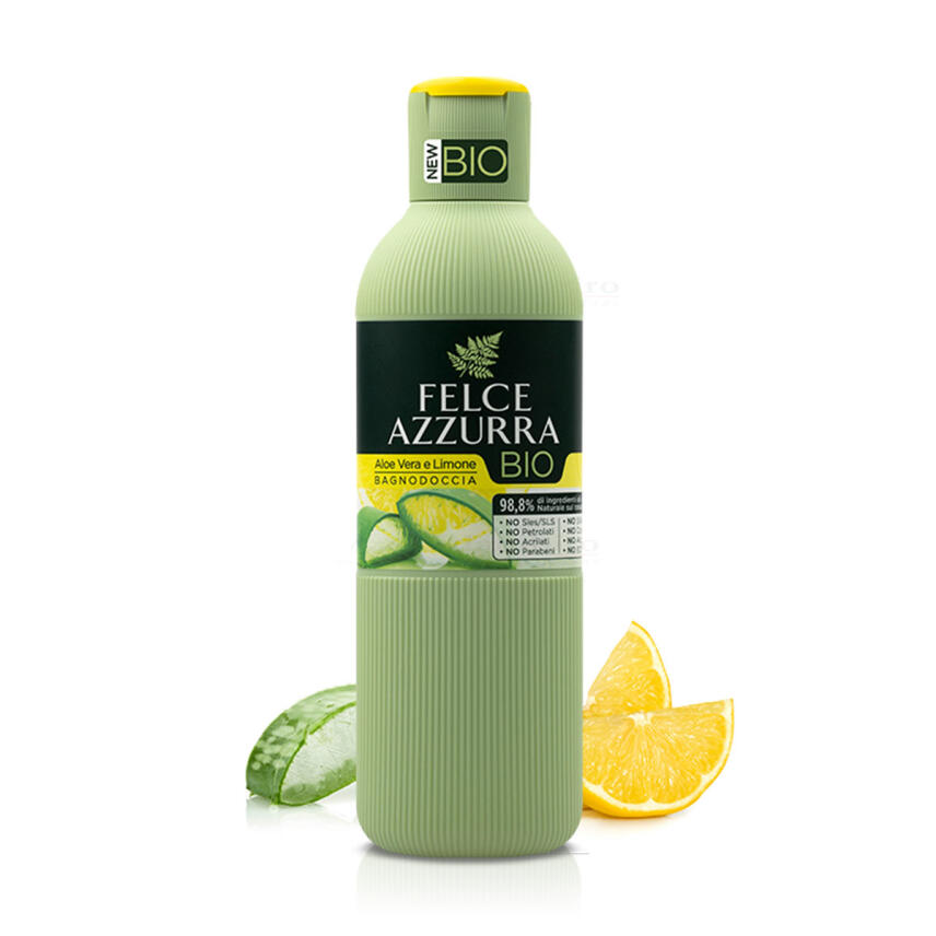 Paglieri Felce Azzurra BIO Aloe Vera &amp; Zitrone Badeschaum 500 ml