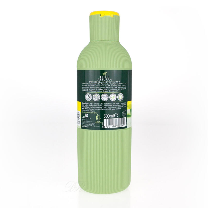 Paglieri Felce Azzurra BIO Aloe Vera &amp; Zitrone Badeschaum 500 ml