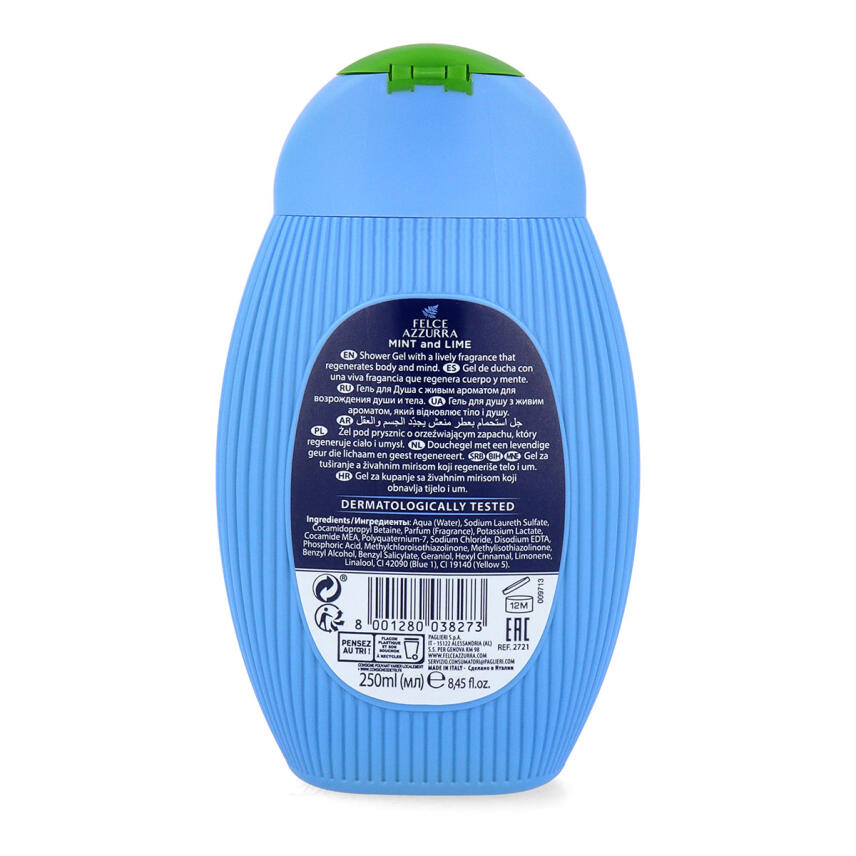 Paglieri Felce Azzurra Duschgel Minze &amp; Limette 12 x 250 ml