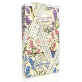 Nesti Dante Gift box with 3 vegetable Lavender soaps 3x...