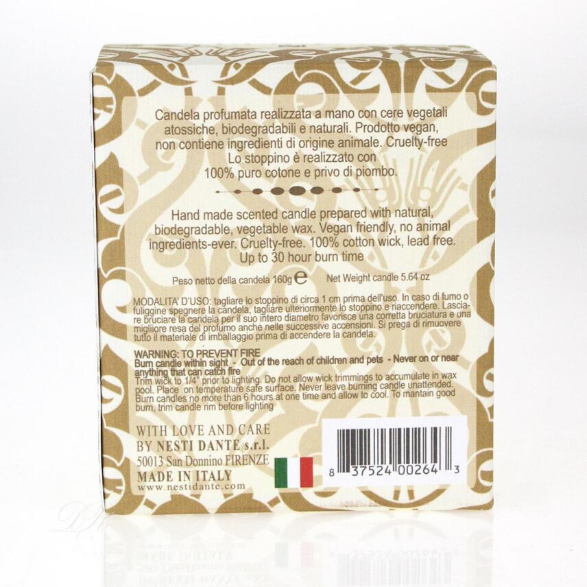 Nesti Dante Luxury Gold Kerze 160 g