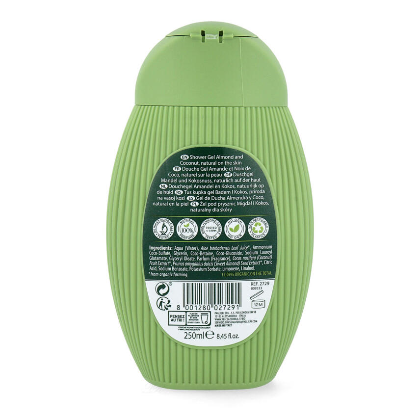 Paglieri Felce Azzurra BIO Duschgel Mandorla e Cocco 250 ml
