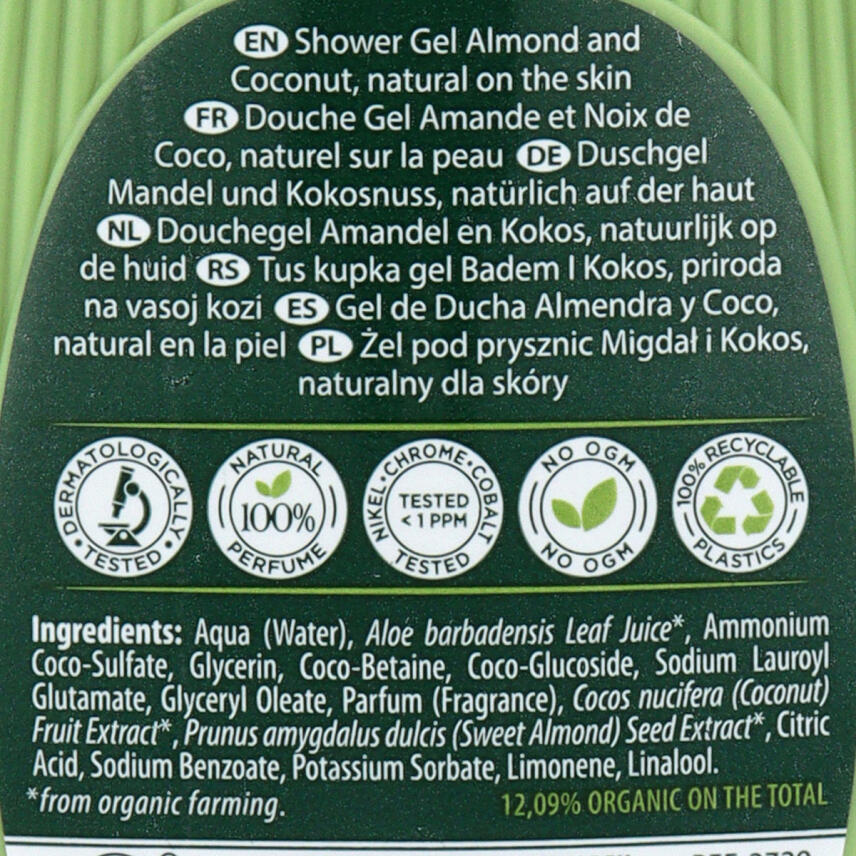 Paglieri Felce Azzurra BIO Duschgel Mandorla e Cocco 250 ml