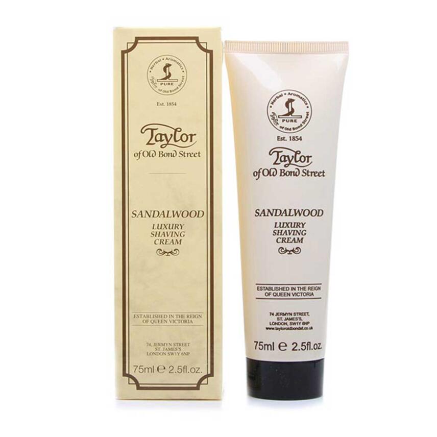 Taylor of Old Bond Street Sandalwood Luxury Rasiercreme Tube 75 ml