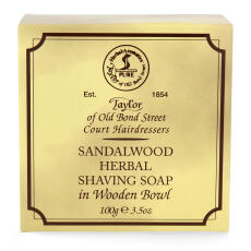 Taylor of Old Bond Street Sandalwood Rasierseife in Holzschale 100 g