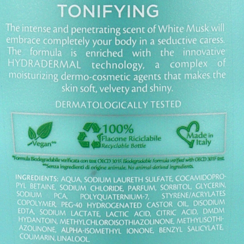 VIDAL Duschgel Weisser Moschus / wild musk 6x 250ml sixpack