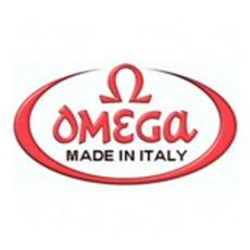 Omega Rasierpinsel Dachshaar Stockzupf 652 Pure Badger mit rotem Harzgriff