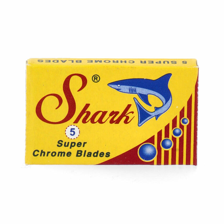 Shark Super Chrome Blades Double Edge Rasierklingen Packungsinhalt 5 St&uuml;ck