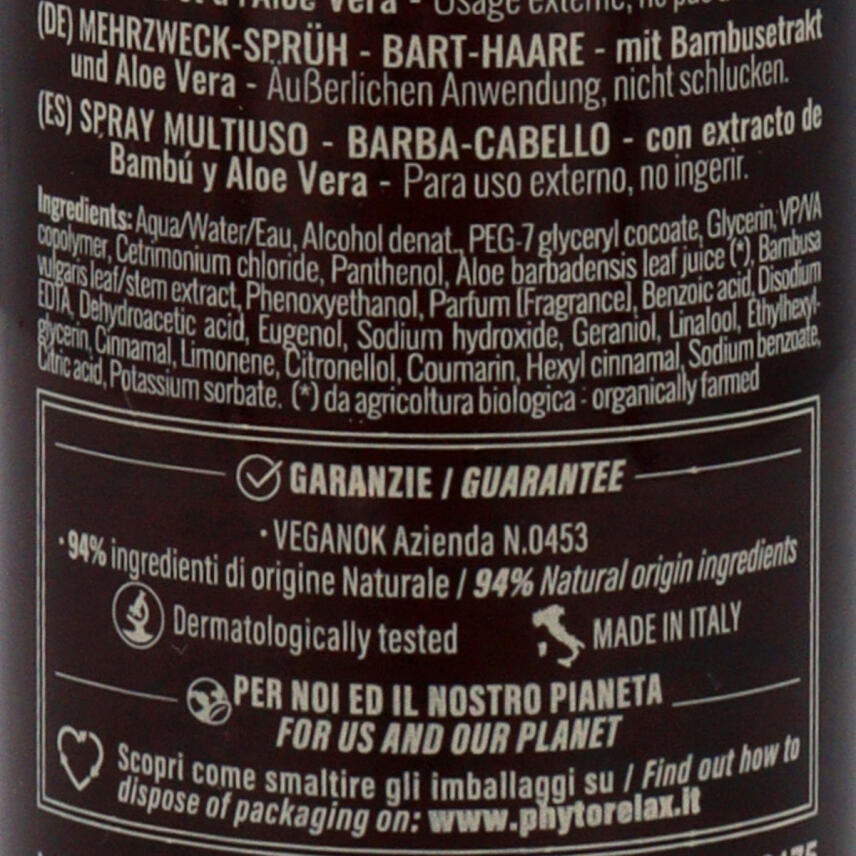 Phytorelax Men Multiuse-Spray Haare &amp; Bart 200 ml