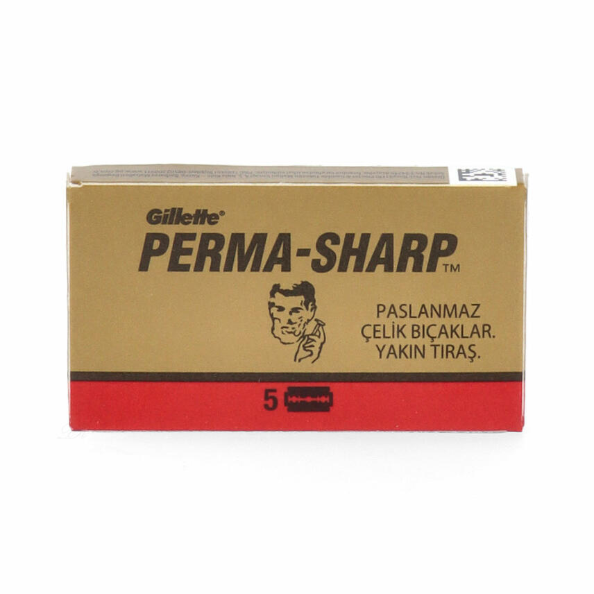 Perma-Sharp Double Edge Rasierklingen Packungsinhalt 5 St&uuml;ck