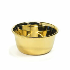 Omega Shaving bowl stainless steel - gold