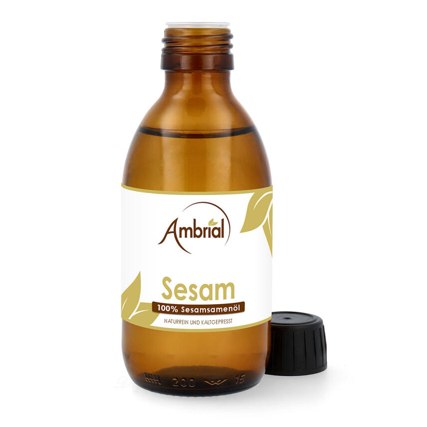 Ambrial Sesam&ouml;l kaltgepresst 100% nat&uuml;rlich rein 200 ml