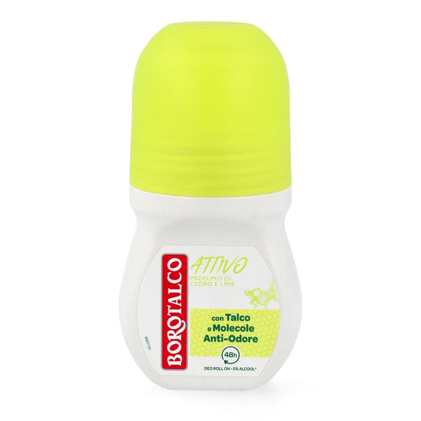 Borotalco Active Deo Roller Lime &amp; Zeder ohne Alkohol 50 ml