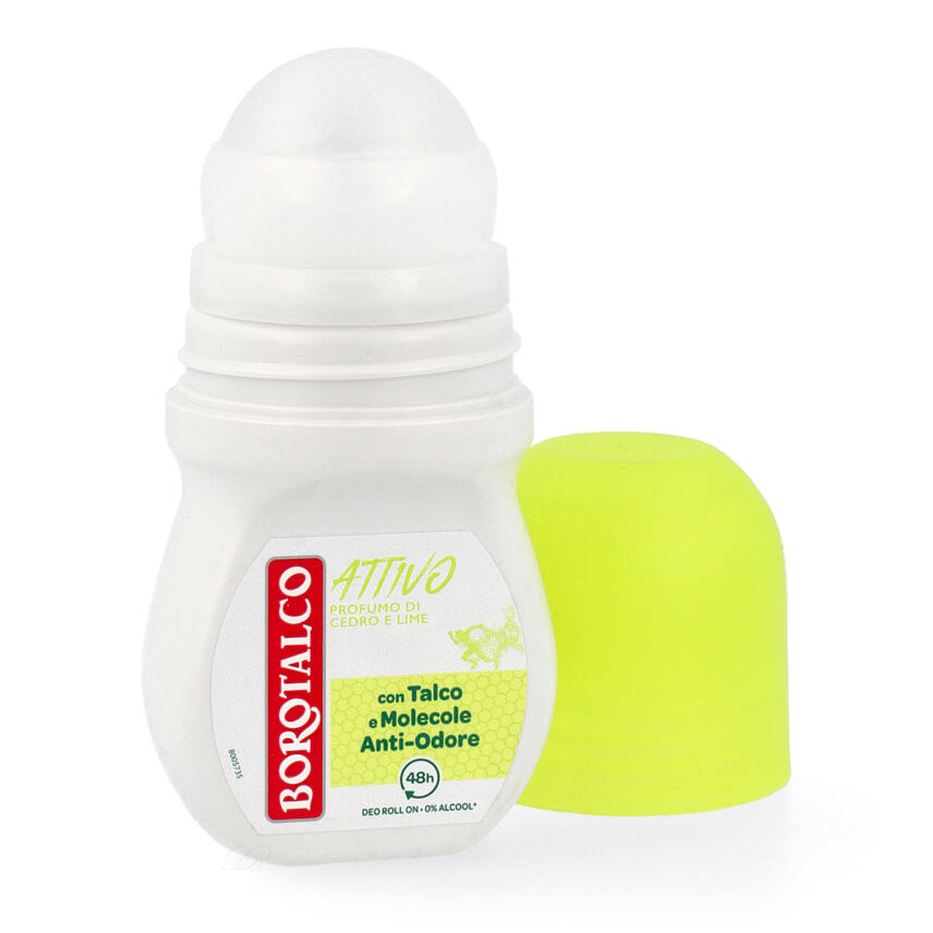 Borotalco Active Deo Roller Lime &amp; Zeder ohne Alkohol 50 ml