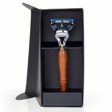 Omega F5240 razor with burl wood handle Gillette&reg;...
