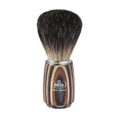 Omega Rasierpinsel Dachshaar Stockzupf 6752 mit Holzgriff