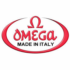 Omega 6652 Rasierpinsel Zupfhaar Dachshaar Pure Badger mit Aluminium Griff