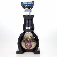 Omega Shaving Set 6613.17 Shaving Badger + Holder + 5...