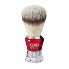 Omega shaving brush 40652 Synthetic fiber and transparent...