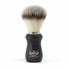 Omega shaving brush 46833 Hi-Brush synthetic fibre -...