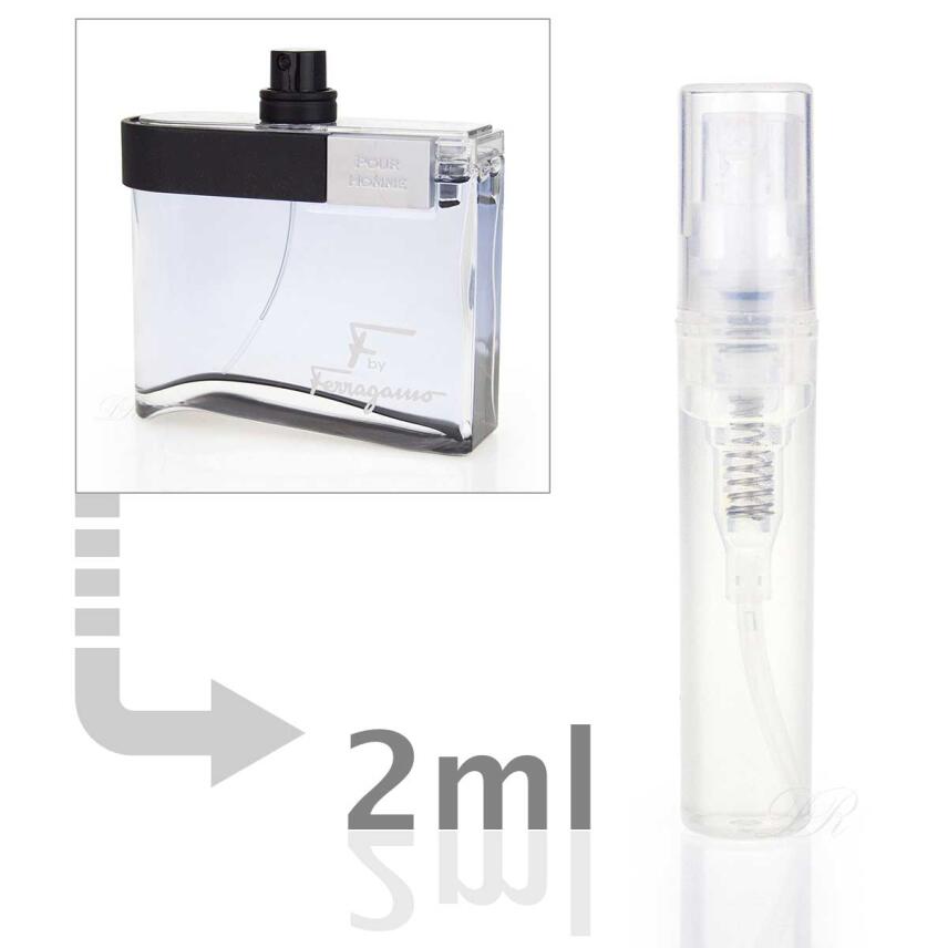 Salvatore Ferragamo F by Ferragamo Black pour homme Eau de Toilette 2 ml - Probe