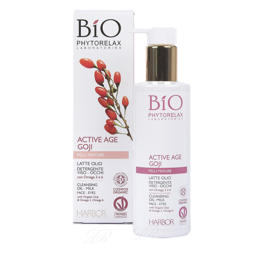 Phytorelax Bio Active Age Goji Reinigungsmilch mit &Ouml;l 200 ml