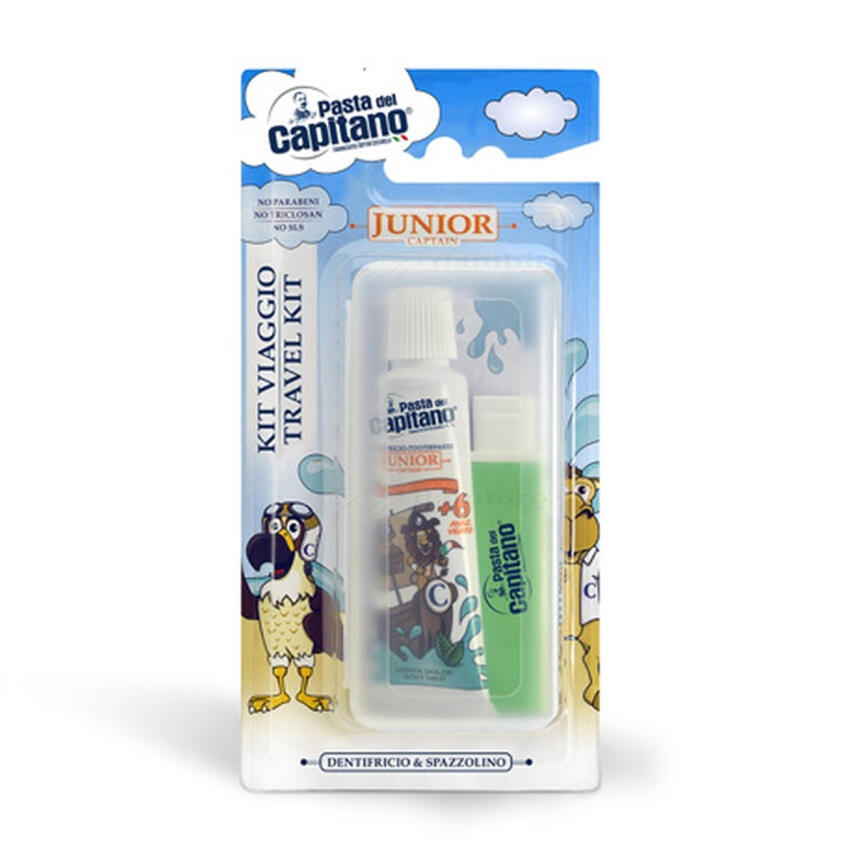 Pasta del Capitano Junior Reise-Set mit Zahnb&uuml;rste &amp; Zahnpasta
